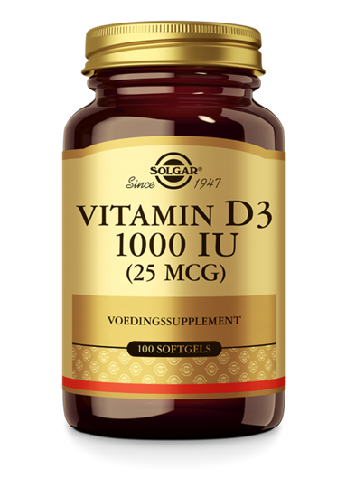 SOLGAR VITAMIN D3 25 MCG 1000 IU 100ST